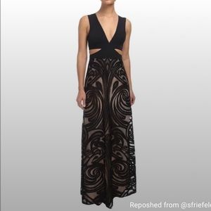 BCBG black dress | Never worn black BCBG cut out dress